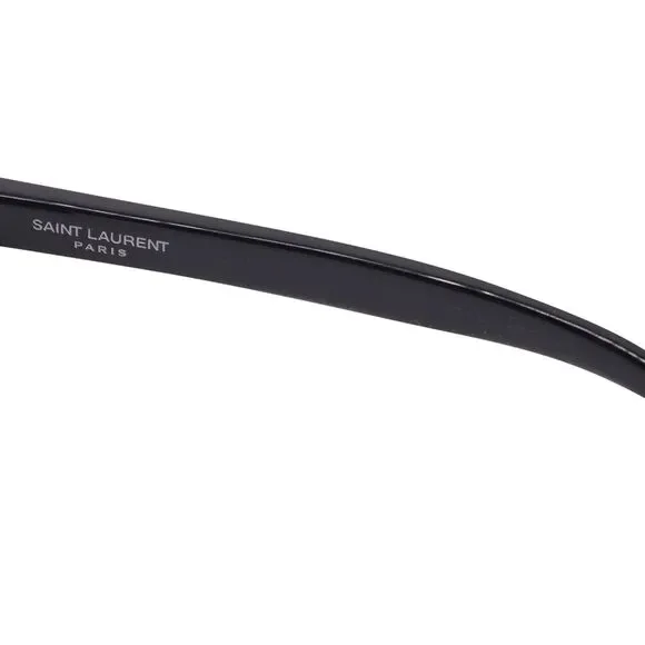 Saint Laurent Square Frame Sunglasses in Black Acetate